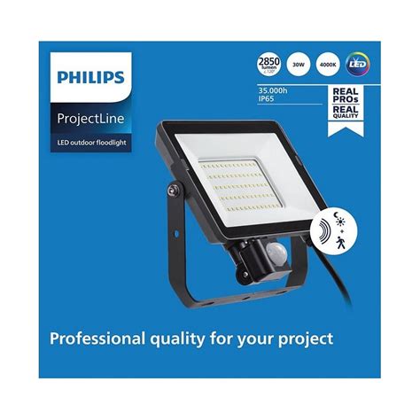 Philips Holofote Exterior LED Sensor PROJECTLINE LED 30W 230V