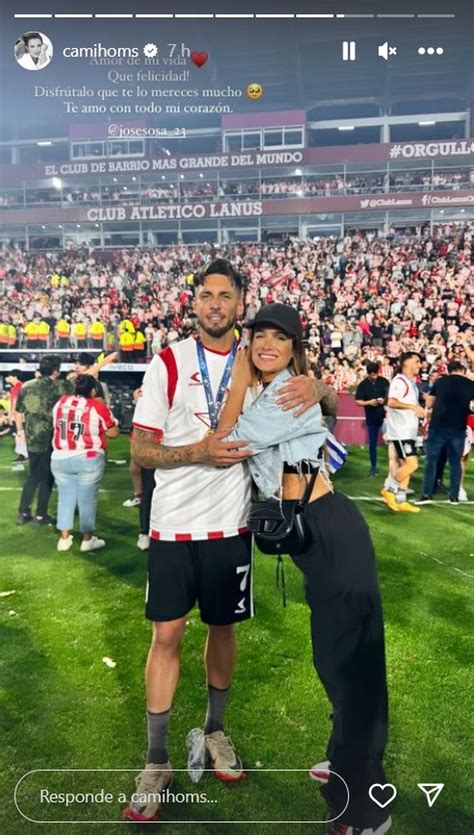 ¡Qué festejo! Camila Homs y José Sosa a los besos tras el título de