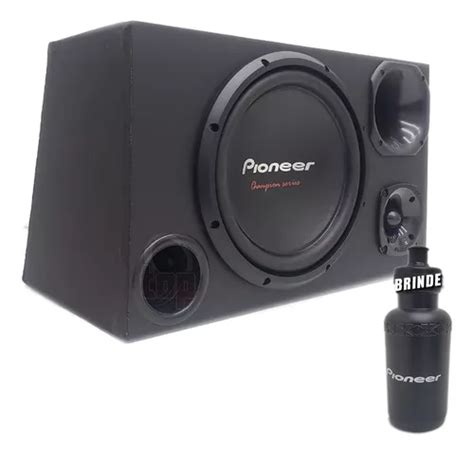 Caixa Trio Pioneer Completa Som Carro Cara Preta W Rms Frete Gr Tis