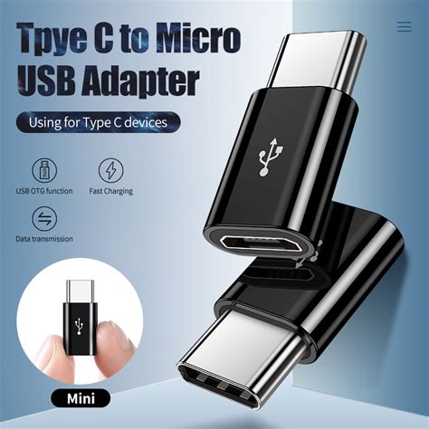 Ybd Type C Male Naar Micro Usb Vrouwelijke Adapter Grandado