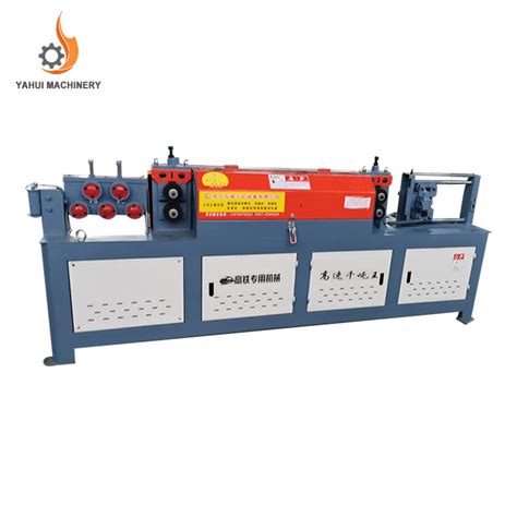 Wire Rod CNC Automatic Steel Straightening And Cutting Machine China