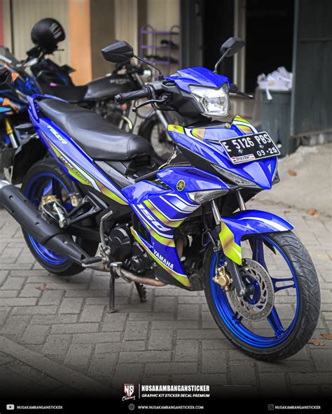 Decal Stiker Mx King Biru Grafis Full Body Nusakambangan Sticker