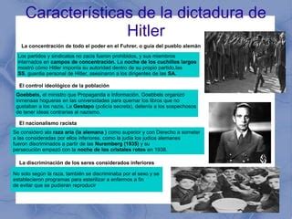 La Dictadura De Hitler PPT