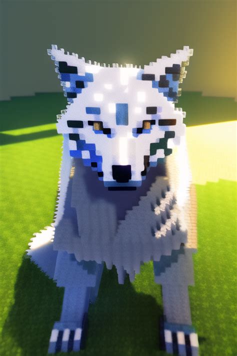 Minecraft wolf by doberfinch on DeviantArt