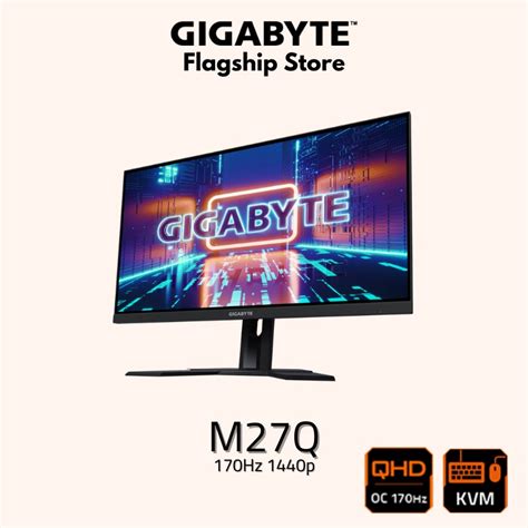 Gigabyte M27q 170hz Kvm Gaming Monitor Qhd 27 Ips 1440p Rev 20