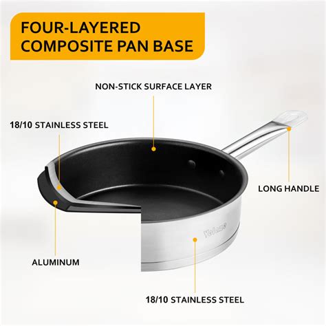 Malacasa Velaze 14 Piece Non Stick Stainless Steel Cookware Set Wayfair