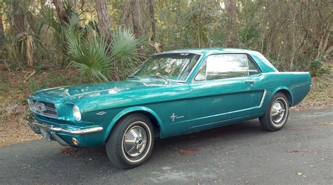 Twilight Turquoise Blue 1965 Ford Mustang Hardtop