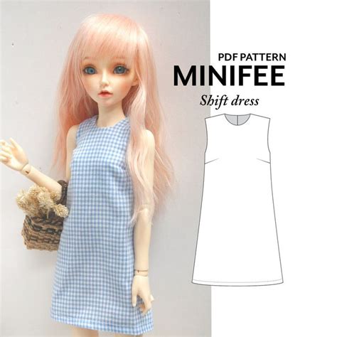 Bjd Clothes Pdf Sewing Pattern Minifee Clothes Unoa Clothes Inch