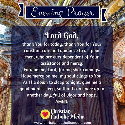 Evening Prayer Catholic Monday 1-6-2020 – Christian Catholic Media