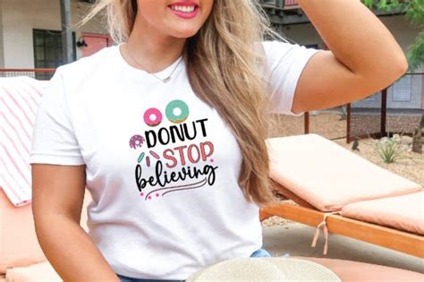 Donut Stop Believing Svg Graphic By Funnysvg Creative Fabrica