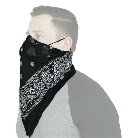 ATV Tek BDMBLK Pro Series Black Bandana Dust Mask MOTORCYCLEiD