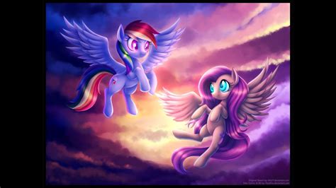 Mlp Fim Rainbow Dash And Fluttershy Tribute Youtube