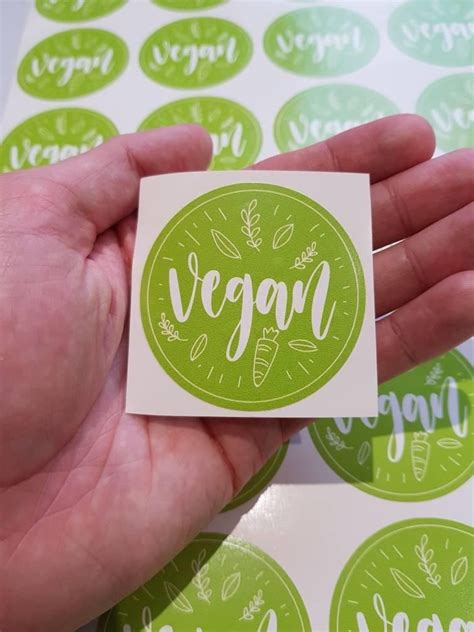 Vegan Sticker Vegan Stickers Vegan T Vegan Decal Laptop Sticker