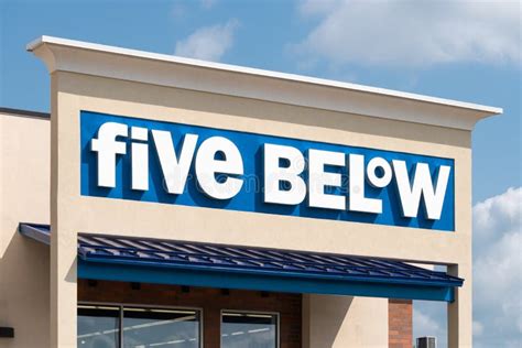 Five Below Retail Store Exterior And Trademark Logo Editorial