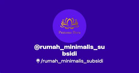 Rumah Minimalis Subsidi Instagram Facebook TikTok Linktree