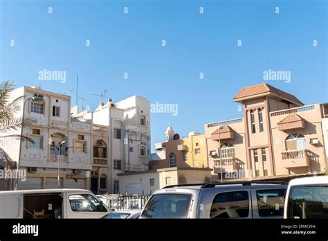 Traditional Bahraini houses buildings in Muharraq Bahrain Stock Photo ...