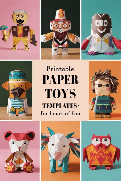 9 Printable Paper Toys Templates For Hours Of Fun 🖨️🚀 Fabricerie