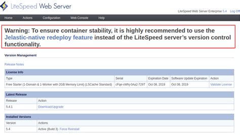 Litespeed Web Server For Highly Loaded Php Applications Jelastic