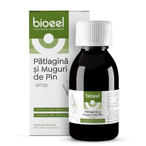 Sirop De Patlagina Si Muguri De Pin Ml Bioeel Farmacia Tei Online