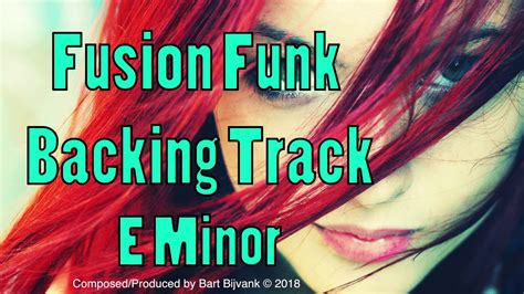 Fusion Funk Backing Track E Minor Simple Groovy Smooth Track In E