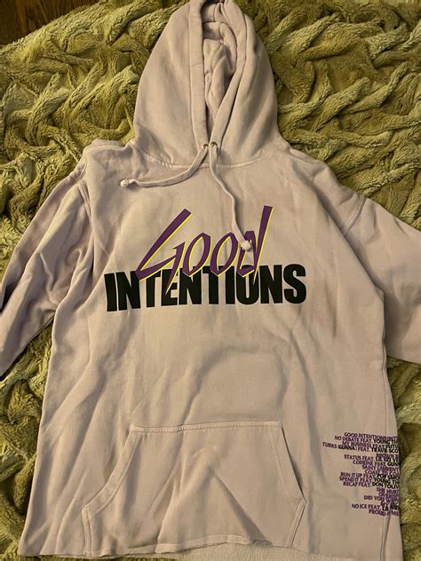 Vlone Nav X Vlone Good Intentions Doves Hoodie Large Grailed