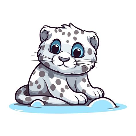 Snow Leopard Cartoon Images - Free Download on Freepik