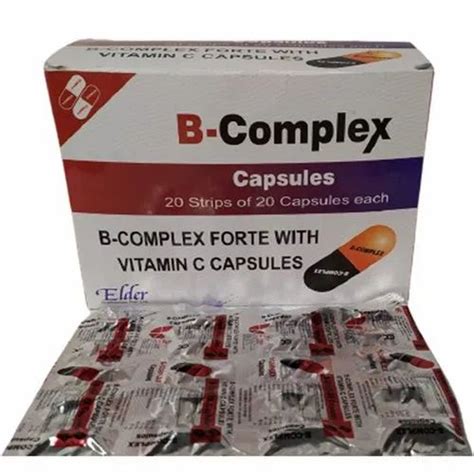 Brand Elder B Complex Capsule 20x20 Capsules At Rs 1600 Box In Baddi