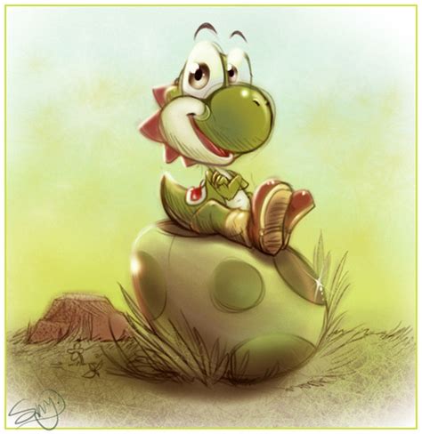 Yoshi - Yoshi Fan Art (37218079) - Fanpop