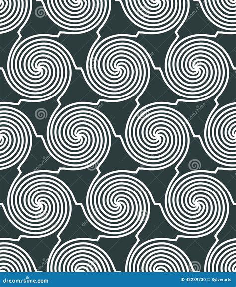 Vector Geometric Textile Abstract Seamless Pattern Spotted Fray Stock