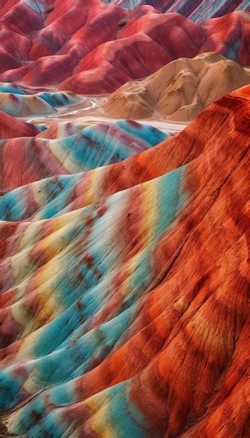 Premium Photo | The Zhangye Danxia Landform China