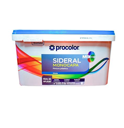 Pintura Plástica Sideral Mix Monocapa Procolor Mate