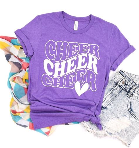 Retro Cheer Shirt Cheerleading Tshirt I Love Cheer Cheer Comp T Game Day Shirt Cheerleader