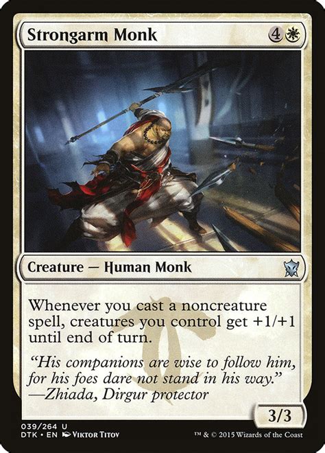 ≫ Mtg Strongarm Monk Decks And Prices November 2024 • Mtg Decks