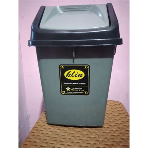 Jual Tong Sampah Tutup Goyang Tempat Sampah Tutup 5 Liter Shopee