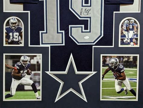 Framed Dallas Cowboys Amari Cooper Autographed Signed Jersey Jsa Coa