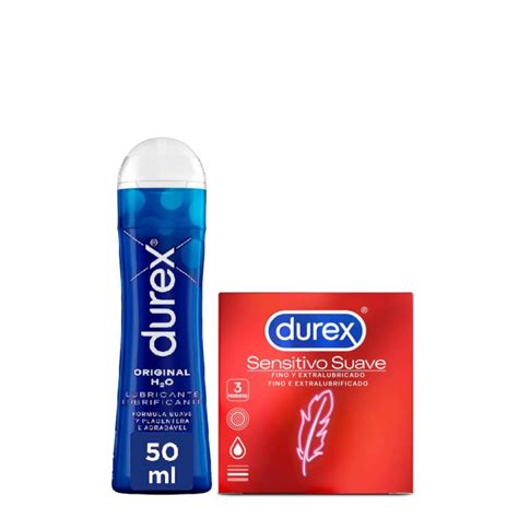 Durex Pack Gel Lubrificante Original Preservativos Sensitivo