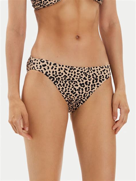 MICHAEL Michael Kors Dół od bikini MM29142 Beżowy Modivo pl