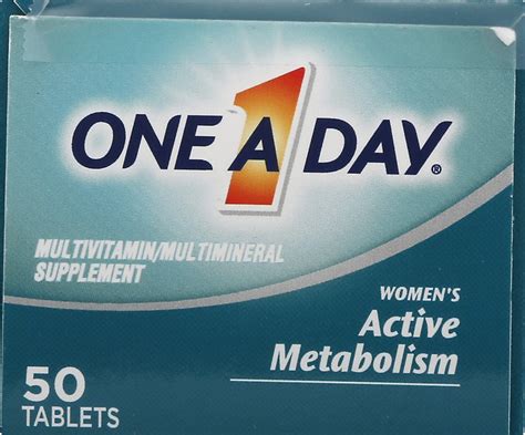 One A Day Womens Active Metabolism Multivitamin 50 Ct Shipt