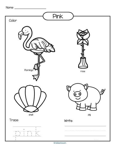 Peerless Pink Worksheet For Preschool Printable Graduation Certificate Template