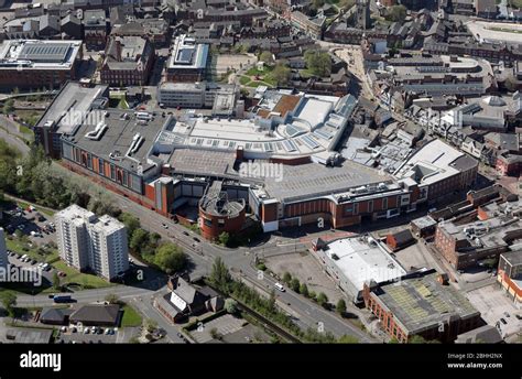 aerial view of The Grand Arcade Shopping Centre, Wigan, UK Stock Photo - Alamy