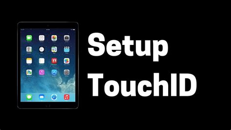 How To Setup Touch ID On IPad YouTube