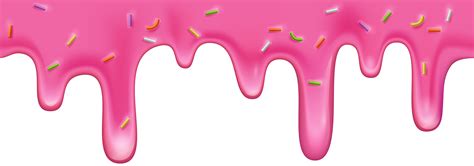 Pink Cream Drip Clip Art Image | Gallery Yopriceville