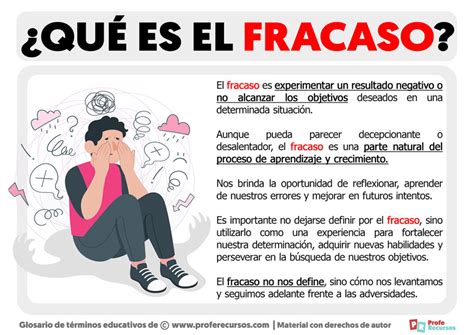 Qué es el Fracaso Definición de Fracaso