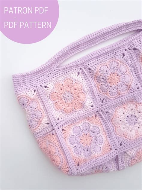 Un Tuto D Taill Pour Crocheter Un Sac En Granny Square