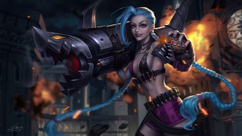 X League Of Legends Jinx K P Resolution Hd K Wallpapers