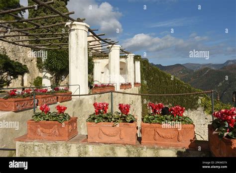 Ravello Villa Rufolo View Amalfi Coast Italy Stock Photo Alamy