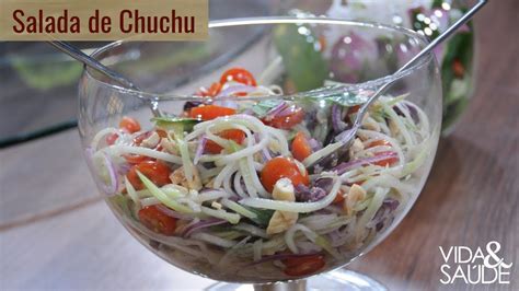 Salada De Chuchu Cru - Receita: Salada de chuchu cru com a Chef Giovanna Fraga (05/06/19 ...