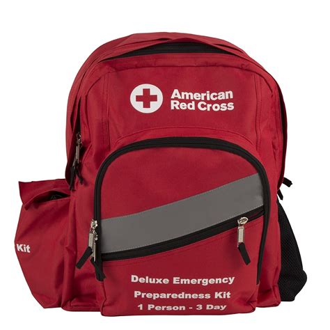 American Red Cross Emergency Preparedness Deluxe 3 Day Backpack Bs F