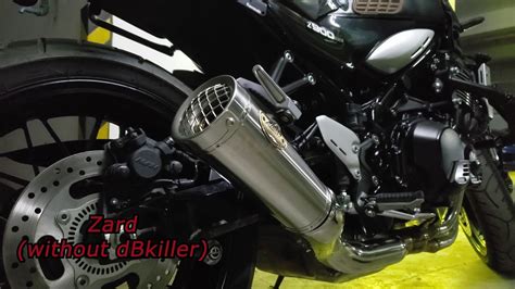 Zard Exhaust Muffler Sound For Kawasaki Z Rs Youtube