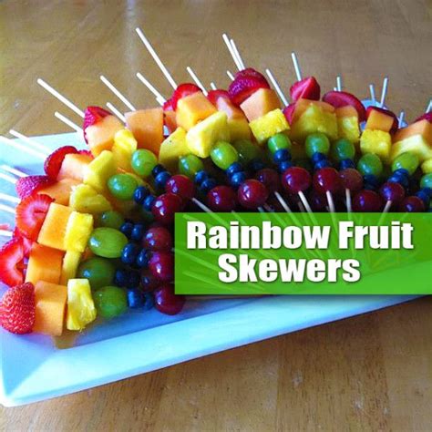 Pin By Wendy Goldman On Parshat Noach Rainbow Fruit Skewers Kids